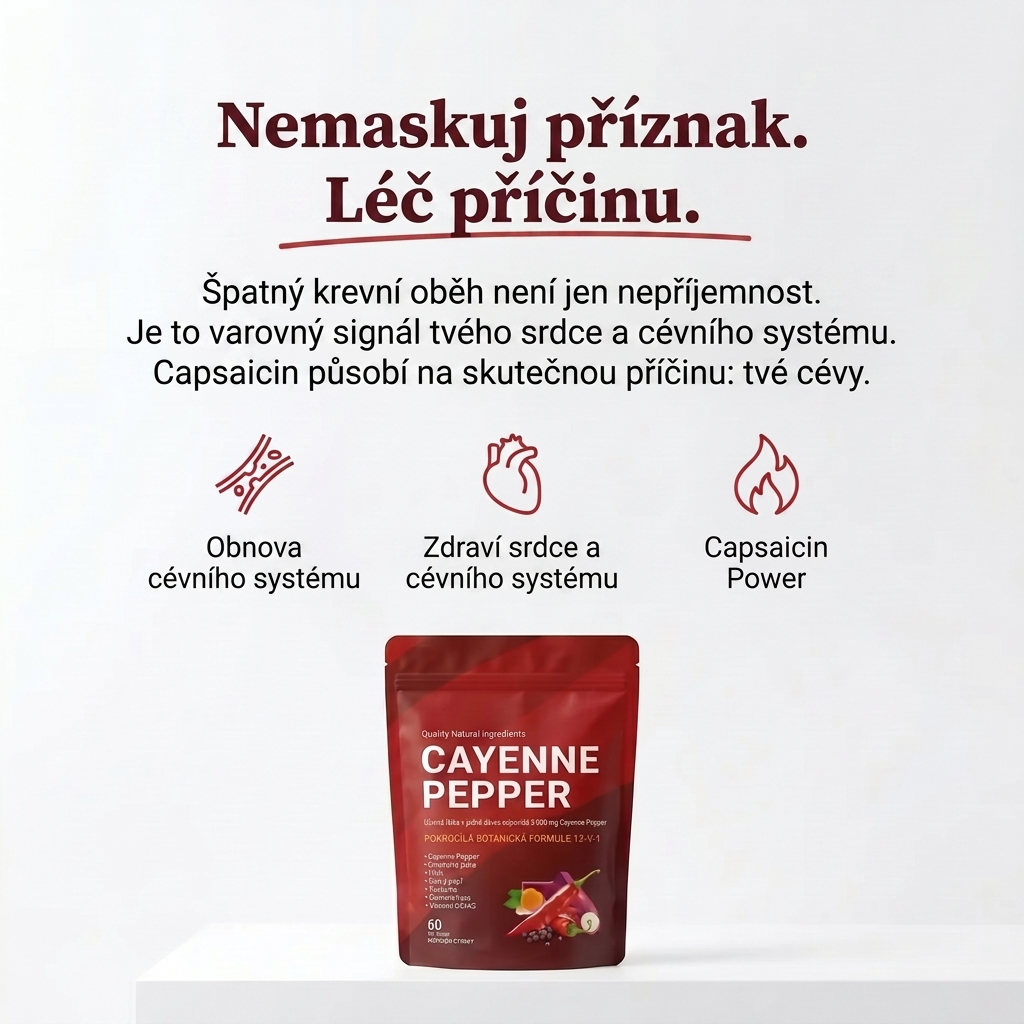 VIRZAV® Capsaicin Power – Cayenne Pepper kapsle