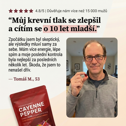 VIRZAV® Capsaicin Power – Cayenne Pepper kapsle