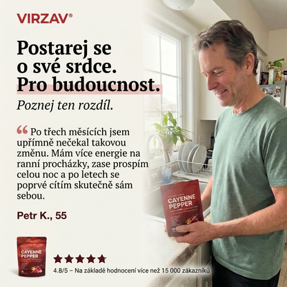 VIRZAV® Capsaicin Power – Cayenne Pepper kapsle
